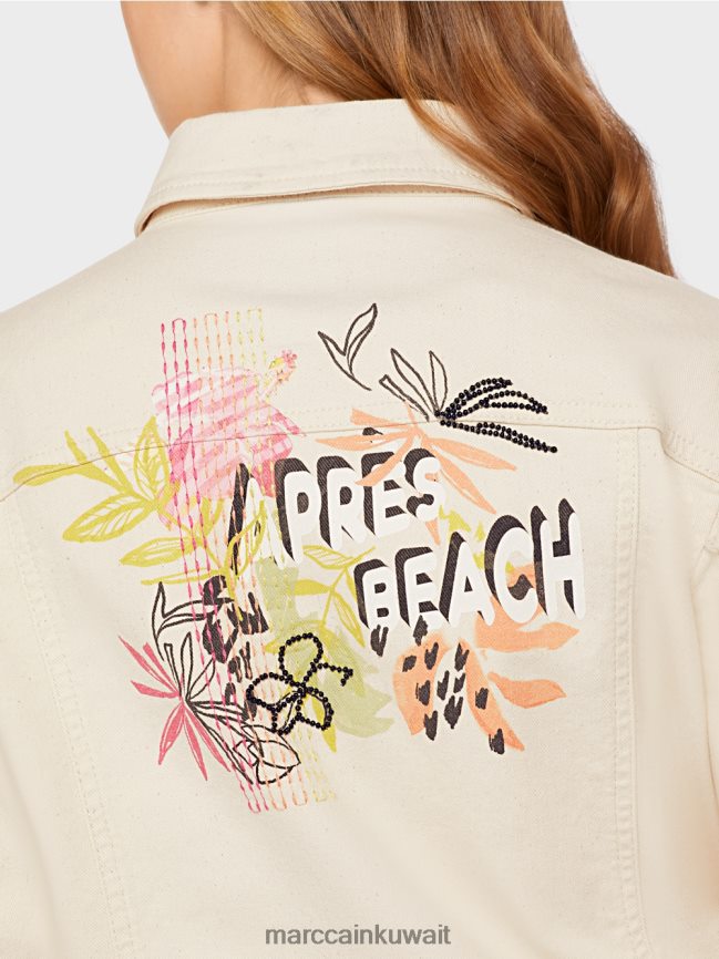 Marc Cain سترة مطبوعة بعبارة 