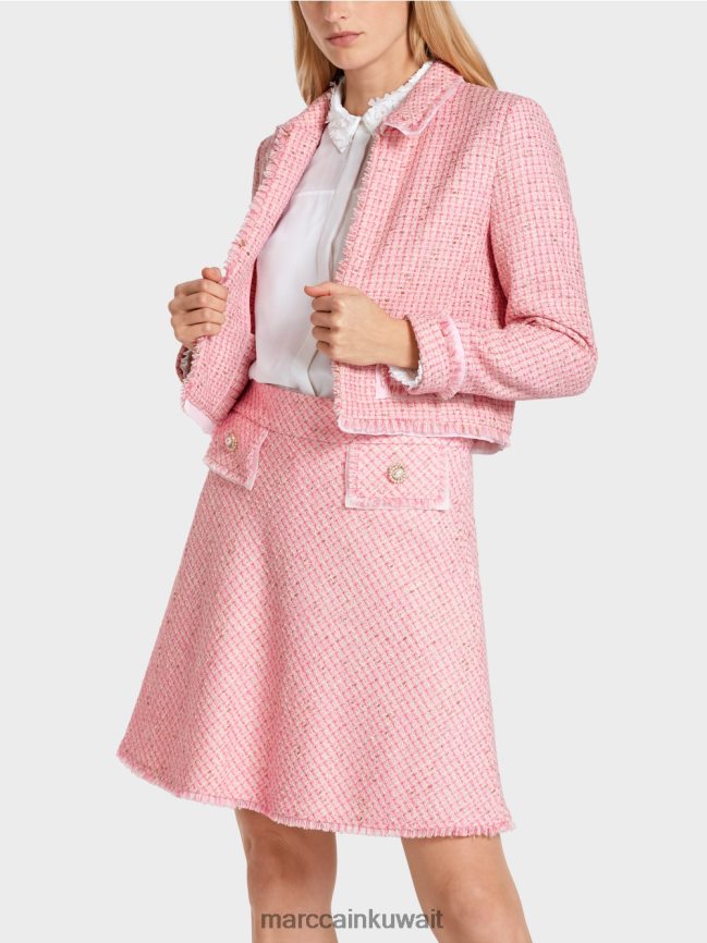 Marc Cain سترة قصيرة في بوكل LVN0D6374 ملابس الوردي الناعم