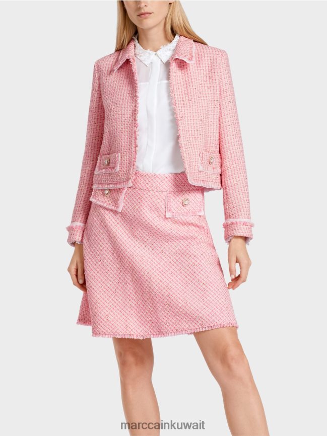 Marc Cain سترة قصيرة في بوكل LVN0D6374 ملابس الوردي الناعم