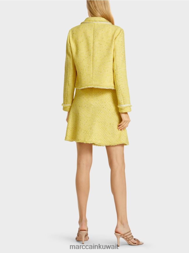 Marc Cain سترة قصيرة في بوكل LVN0D6375 ملابس الليمون الأخضر