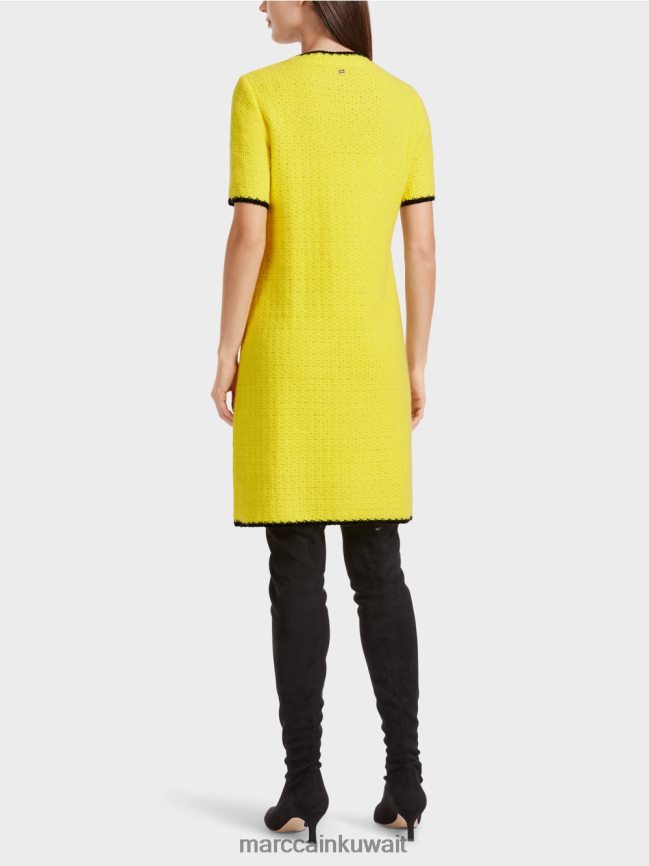 Marc Cain فستان رياضي محبوك في ألمانيا LVN0D637 ملابس ليمون ناعم