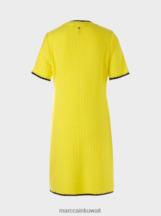 Marc Cain فستان رياضي محبوك في ألمانيا LVN0D637 ملابس ليمون ناعم