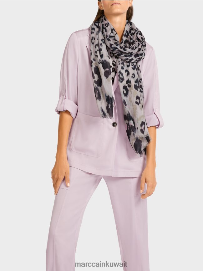 Marc Cain سترة بليزر بأكمام مطوية LVN0D6390 ملابس الخزامى الخفيف