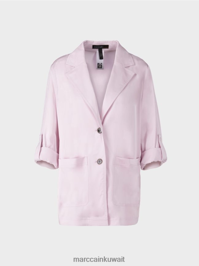 Marc Cain سترة بليزر بأكمام مطوية LVN0D6390 ملابس الخزامى الخفيف