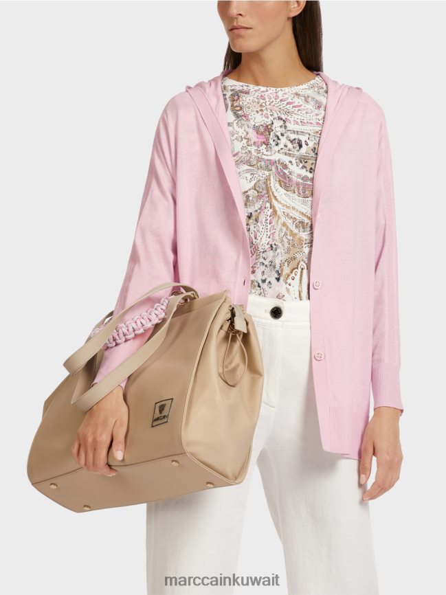 Marc Cain سترة مقنعين LVN0D6391 ملابس الخزامى الخفيف