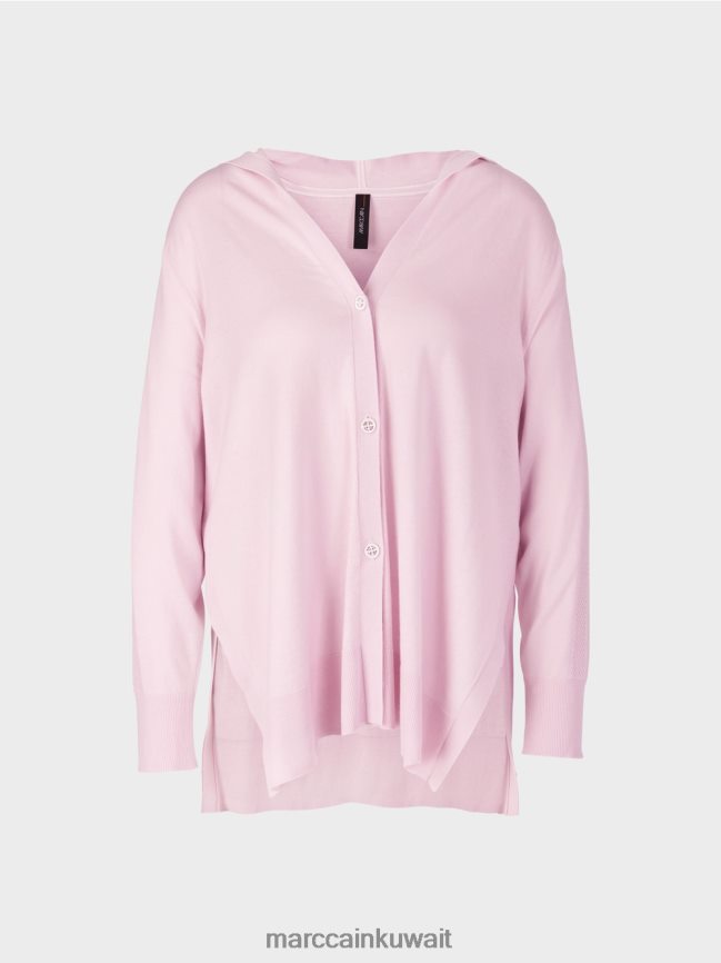 Marc Cain سترة مقنعين LVN0D6391 ملابس الخزامى الخفيف