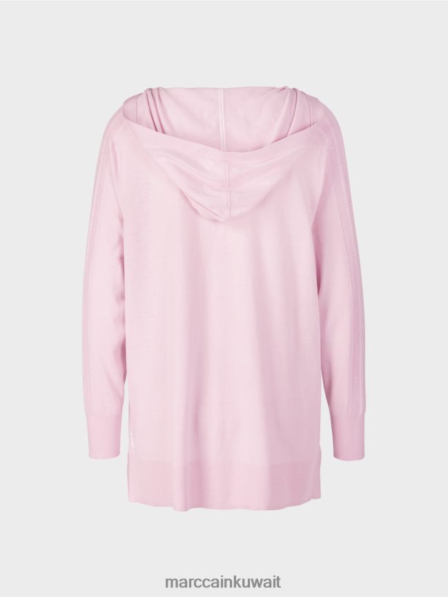 Marc Cain سترة مقنعين LVN0D6391 ملابس الخزامى الخفيف