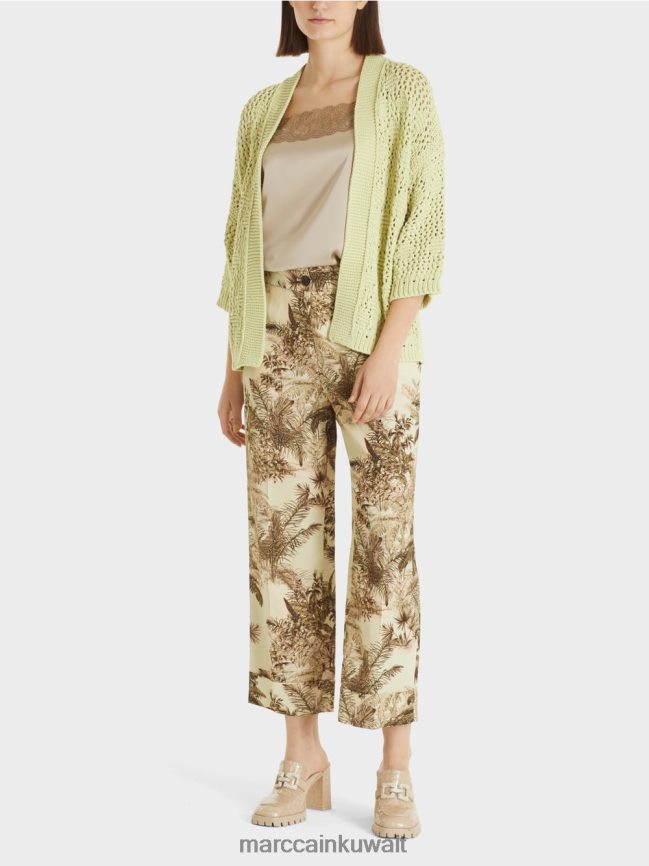 Marc Cain سترة "محبوكة في ألمانيا" LVN0D6398 ملابس نفس ناعم