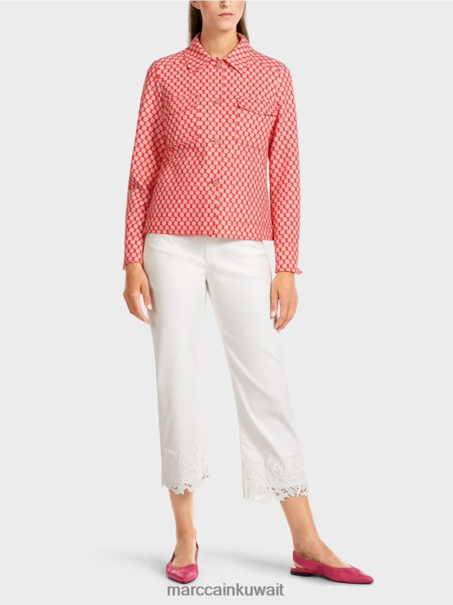 Marc Cain سترة بنمط نقطة البولكا LVN0D6416 ملابس يوسفي