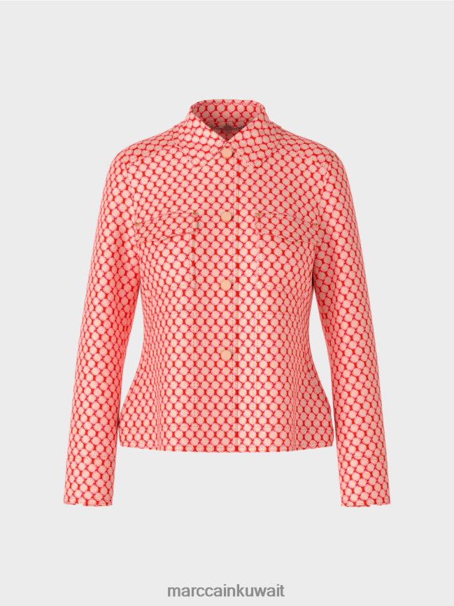 Marc Cain سترة بنمط نقطة البولكا LVN0D6416 ملابس يوسفي