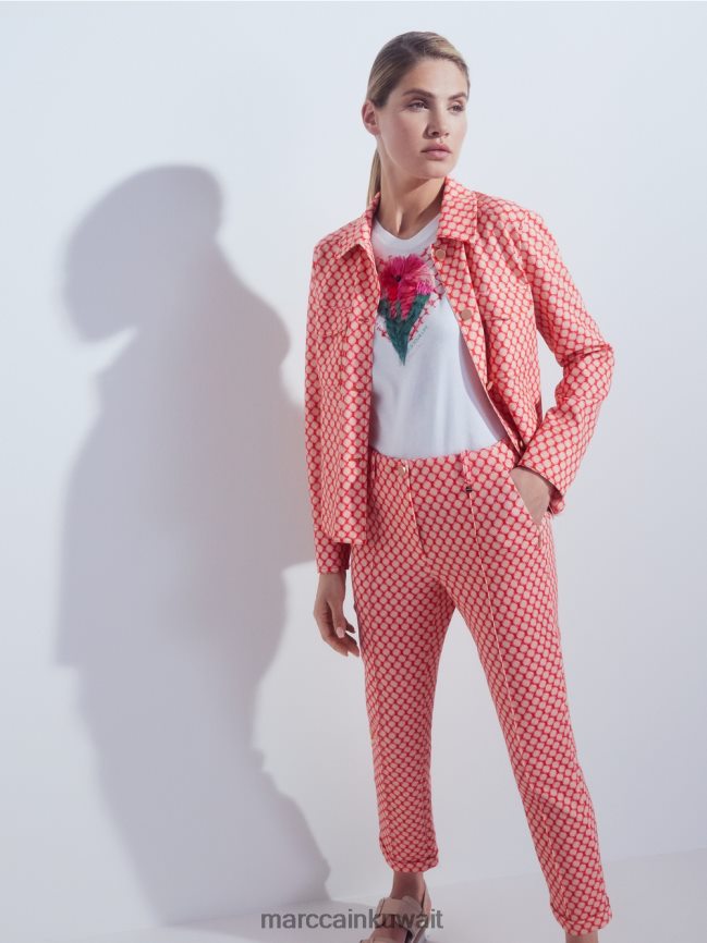 Marc Cain سترة بنمط نقطة البولكا LVN0D6416 ملابس يوسفي