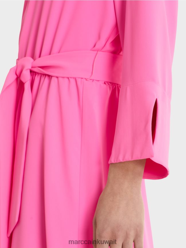 Marc Cain فستان متدفق LVN0D641 ملابس ملمع شفاه