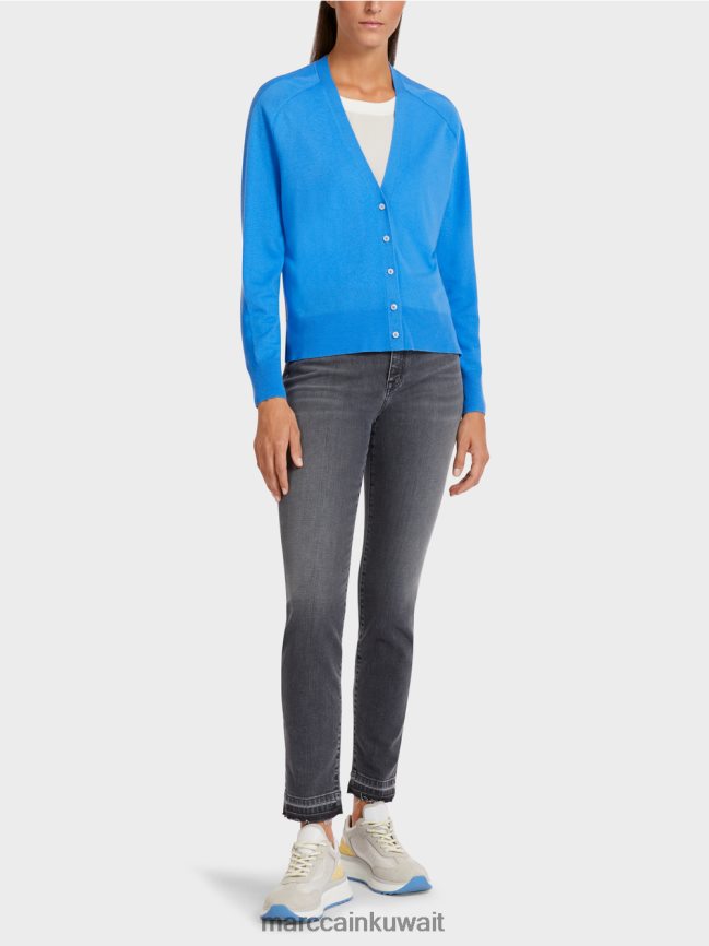 Marc Cain سترة بأكمام ريجلان LVN0D6429 ملابس أزور