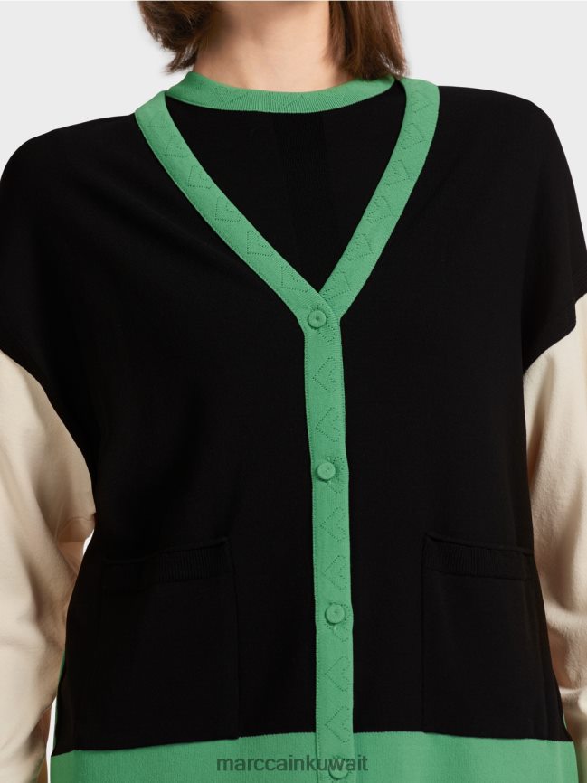 Marc Cain كارديغان متباين الألوان 