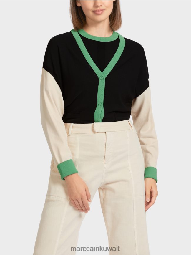 Marc Cain كارديغان متباين الألوان 
