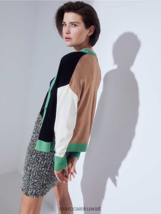 Marc Cain كارديغان متباين الألوان 