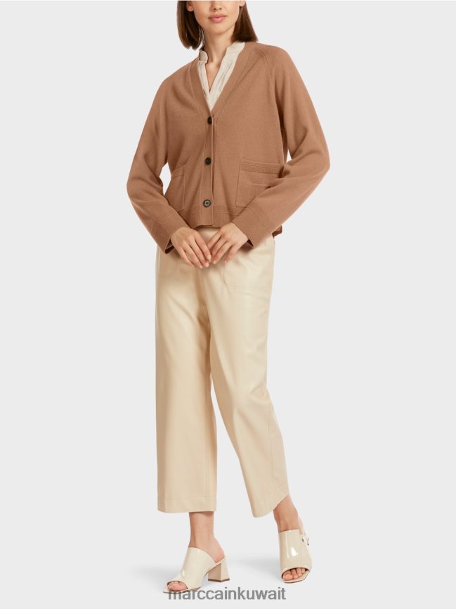 Marc Cain سترة أنيقة مع الشقوق الجانبية LVN0D6437 ملابس جمل