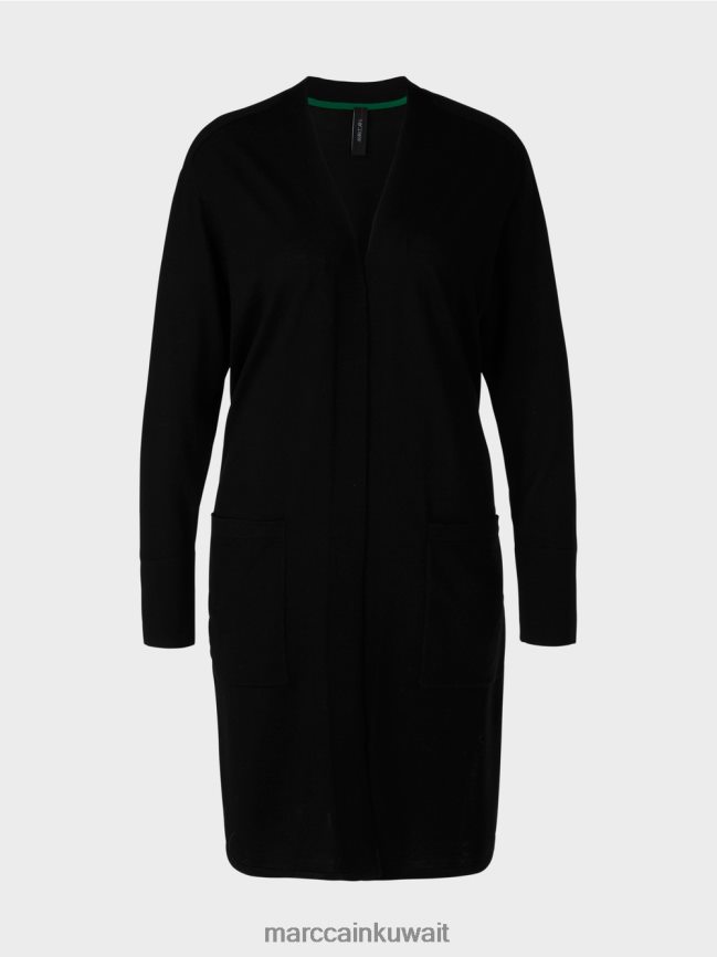 Marc Cain سترة مفتوحة LVN0D6438 ملابس أسود