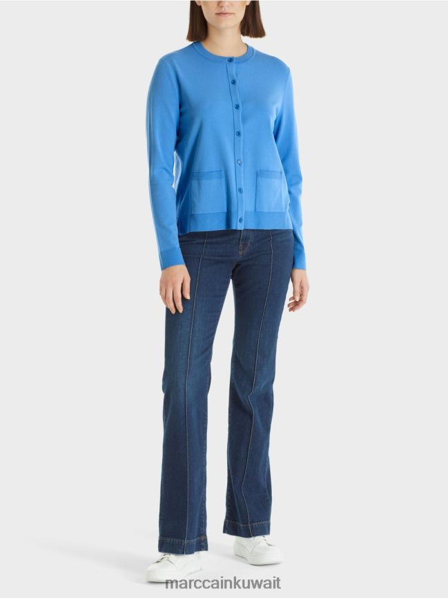 Marc Cain سترة "إعادة التفكير معًا". LVN0D6449 ملابس أزور