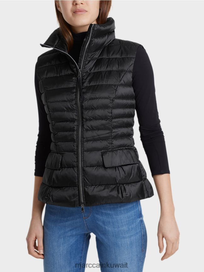 Marc Cain صدرية مبطنة مع بطانة سفلية LVN0D6454 ملابس أسود