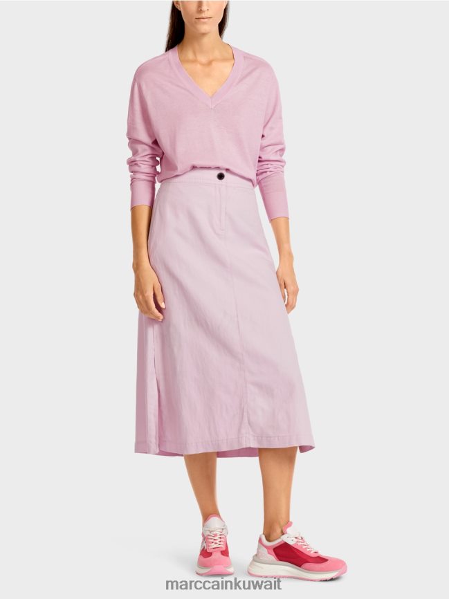 Marc Cain تنورة المشتعل LVN0D6489 ملابس الخزامى الخفيف