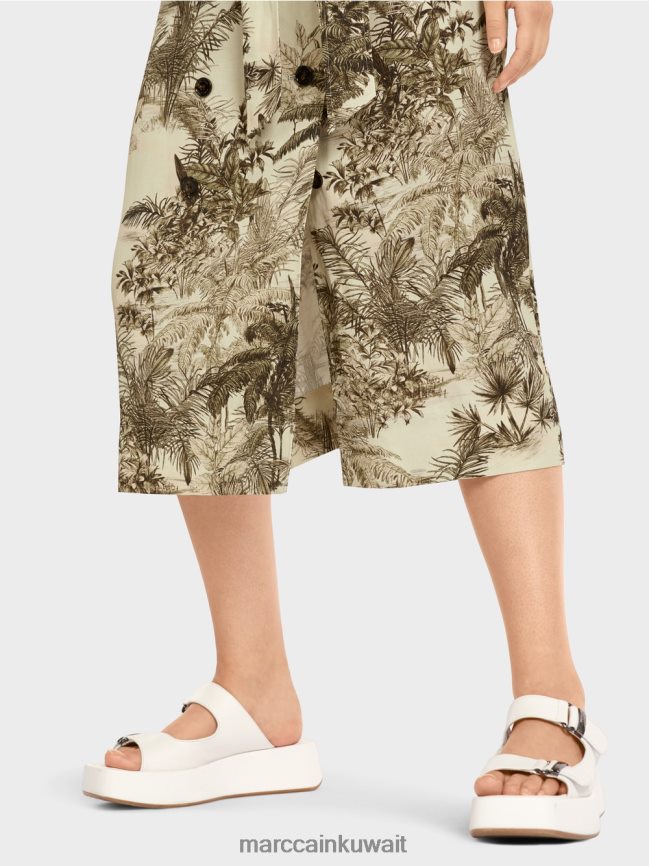 Marc Cain تنورة بطول ربلة الساق LVN0D6493 ملابس نفس ناعم