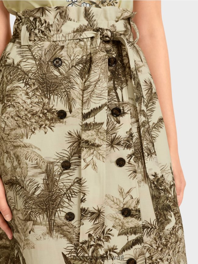 Marc Cain تنورة بطول ربلة الساق LVN0D6493 ملابس نفس ناعم