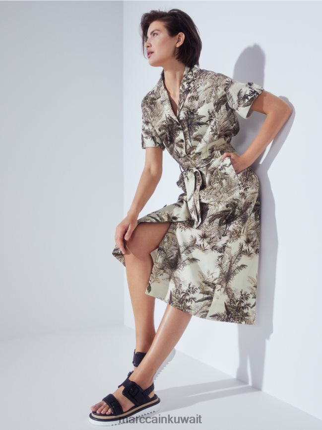 Marc Cain تنورة بطول ربلة الساق LVN0D6493 ملابس نفس ناعم