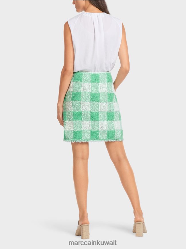 Marc Cain تنورة فيشي كاروهات 