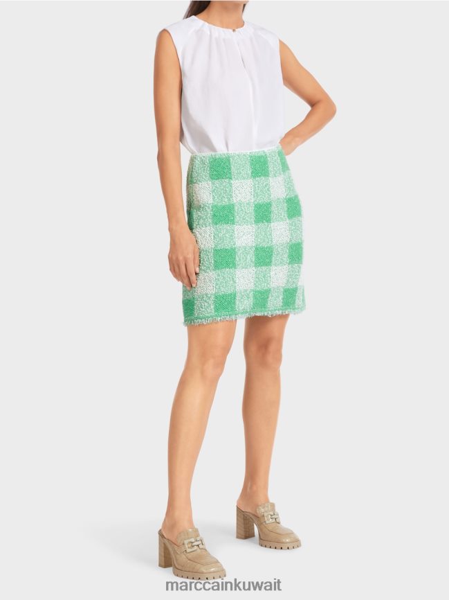 Marc Cain تنورة فيشي كاروهات 