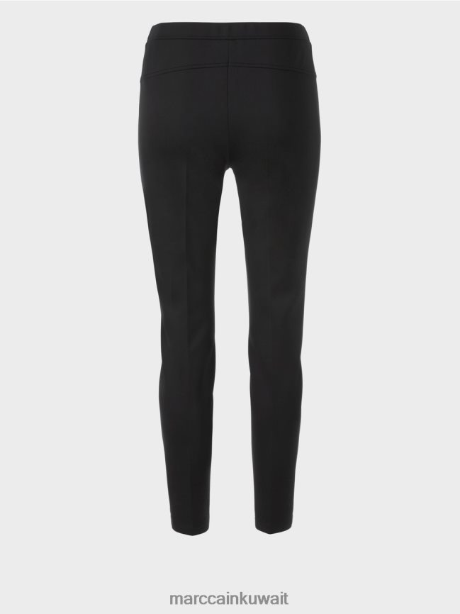 Marc Cain صوفيا الانزلاق على السراويل LVN0D6531 ملابس أسود