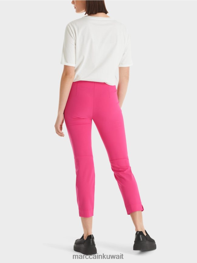 Marc Cain صوفيا السراويل النسيج تمتد LVN0D6570 ملابس الوردي البوب