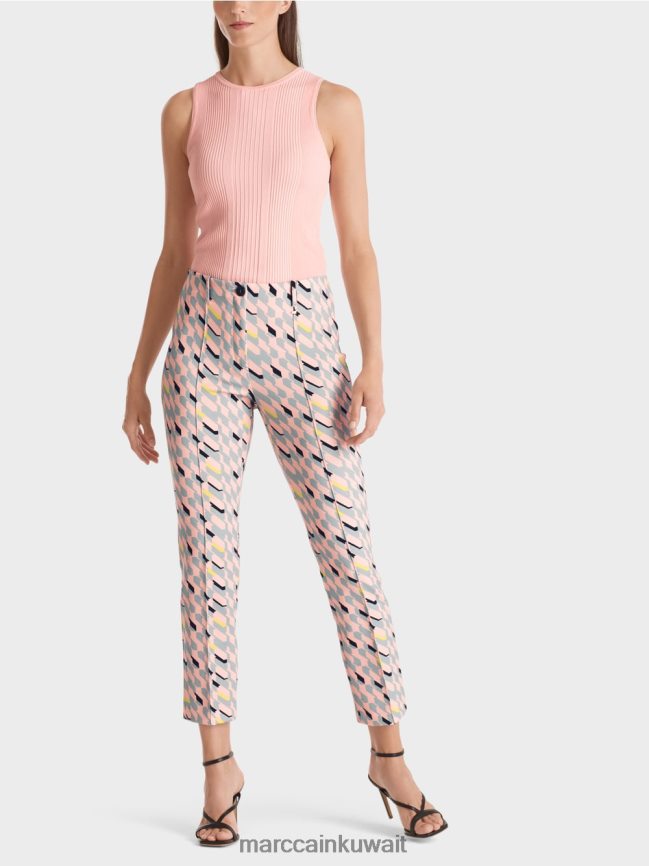 Marc Cain تمتد السراويل جيرسي سيدني LVN0D6581 ملابس السماء الزرقاء الداكنة