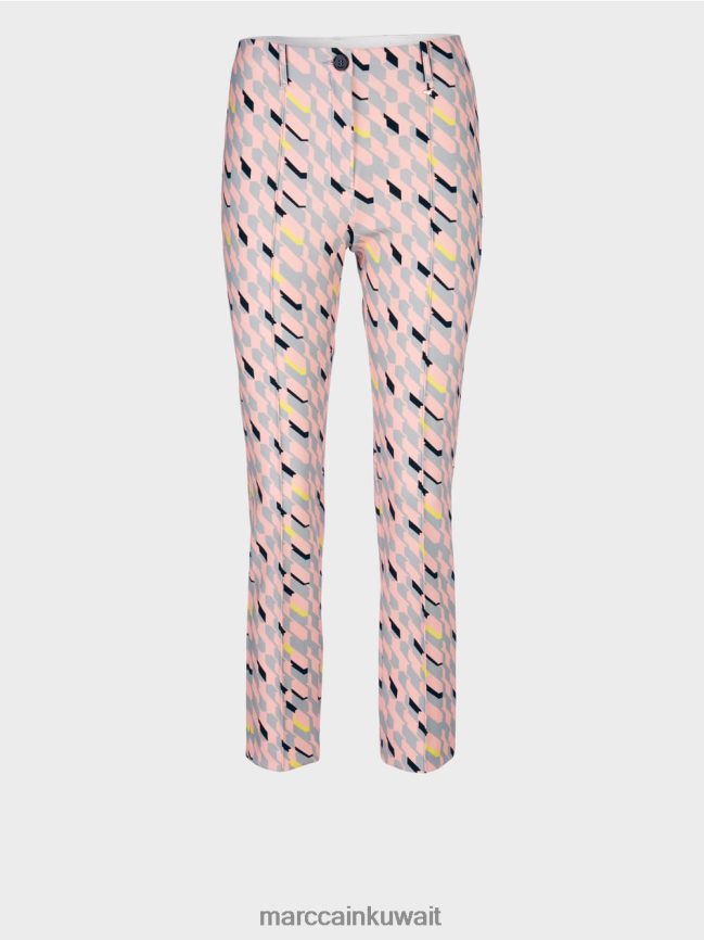 Marc Cain تمتد السراويل جيرسي سيدني LVN0D6581 ملابس السماء الزرقاء الداكنة