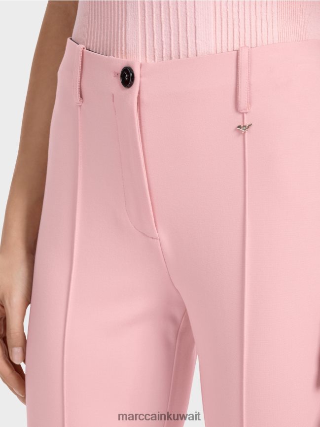 Marc Cain السراويل تمتد الخصر العادية سيدني LVN0D6582 ملابس مسحوق وردي ناعم