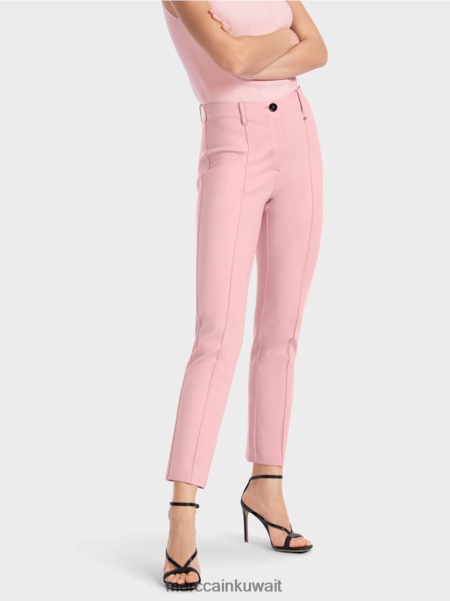 Marc Cain السراويل تمتد الخصر العادية سيدني LVN0D6582 ملابس مسحوق وردي ناعم