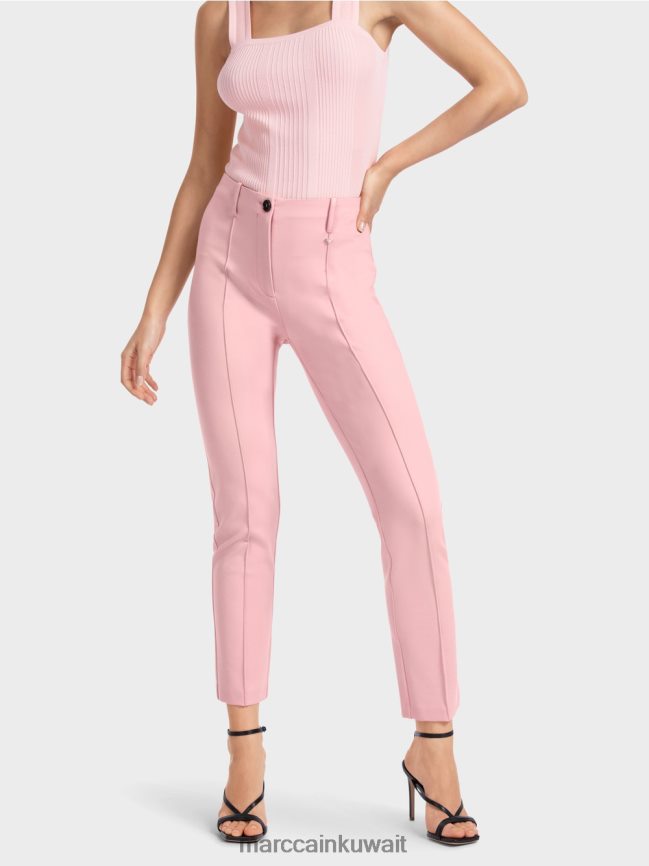 Marc Cain السراويل تمتد الخصر العادية سيدني LVN0D6582 ملابس مسحوق وردي ناعم
