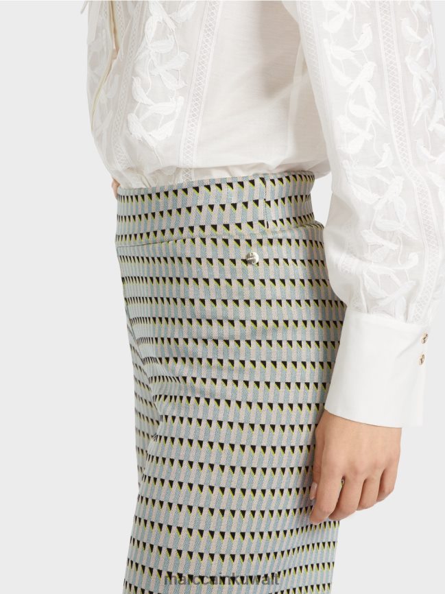 Marc Cain السراويل محبوكة في ألمانيا LVN0D6585 ملابس السماء الزرقاء الداكنة