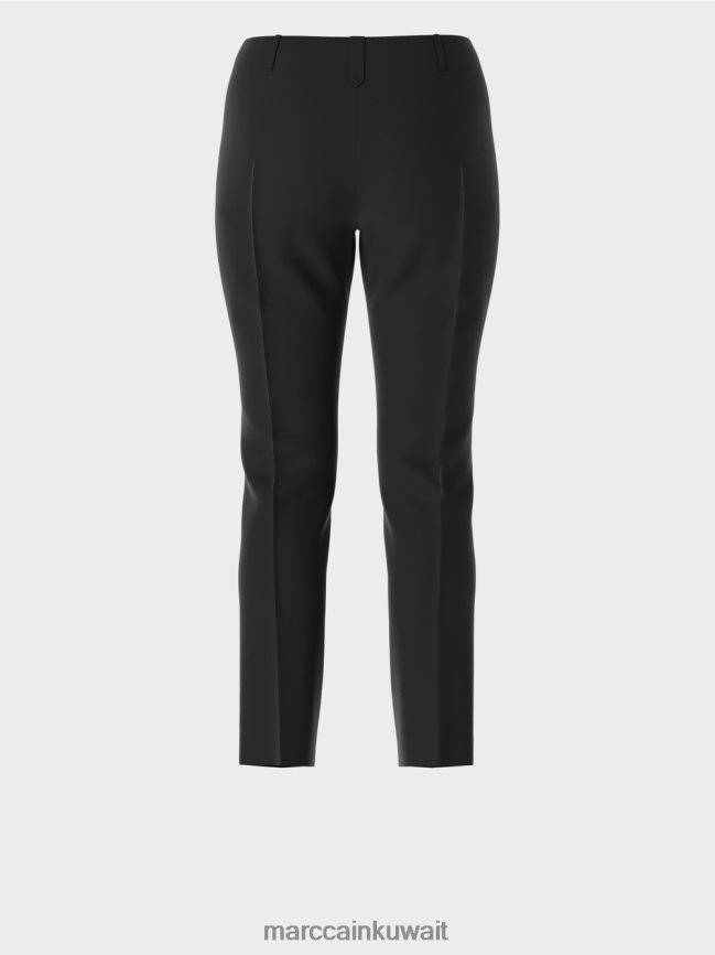 Marc Cain السراويل تمتد الخصر العادية سيدني LVN0D6591 ملابس أسود