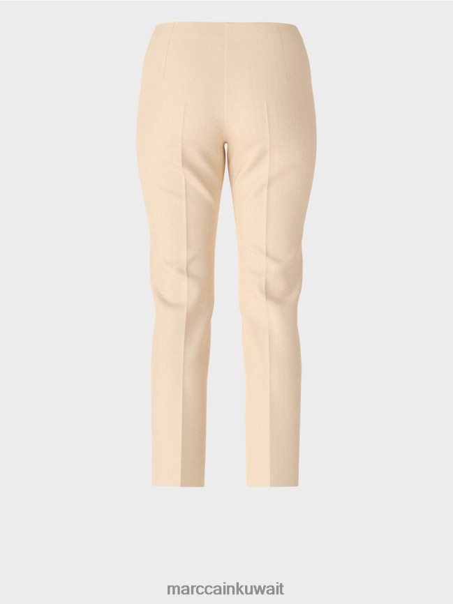 Marc Cain السراويل جيرسي الأنيقة سيدني LVN0D6593 ملابس كريم غامق