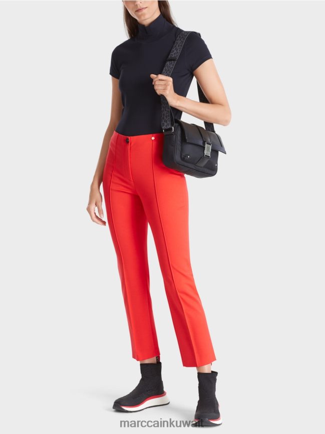 Marc Cain السراويل جيرسي الأنيقة سيدني LVN0D6595 ملابس كامباري