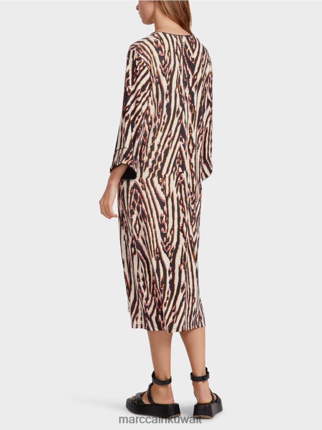 Marc Cain فستان فيسكوز جيرسي LVN0D662 ملابس أحمر عميق