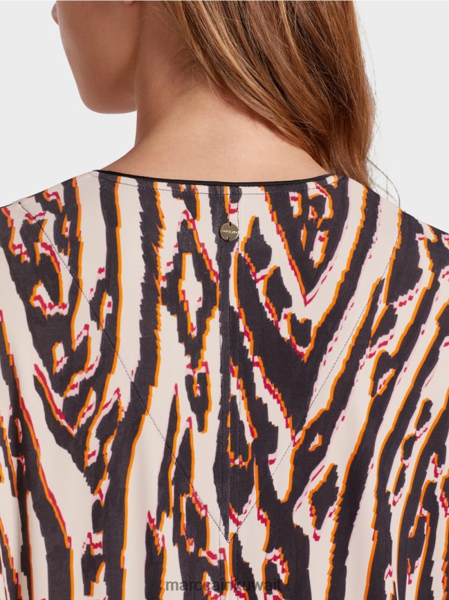 Marc Cain فستان فيسكوز جيرسي LVN0D662 ملابس أحمر عميق