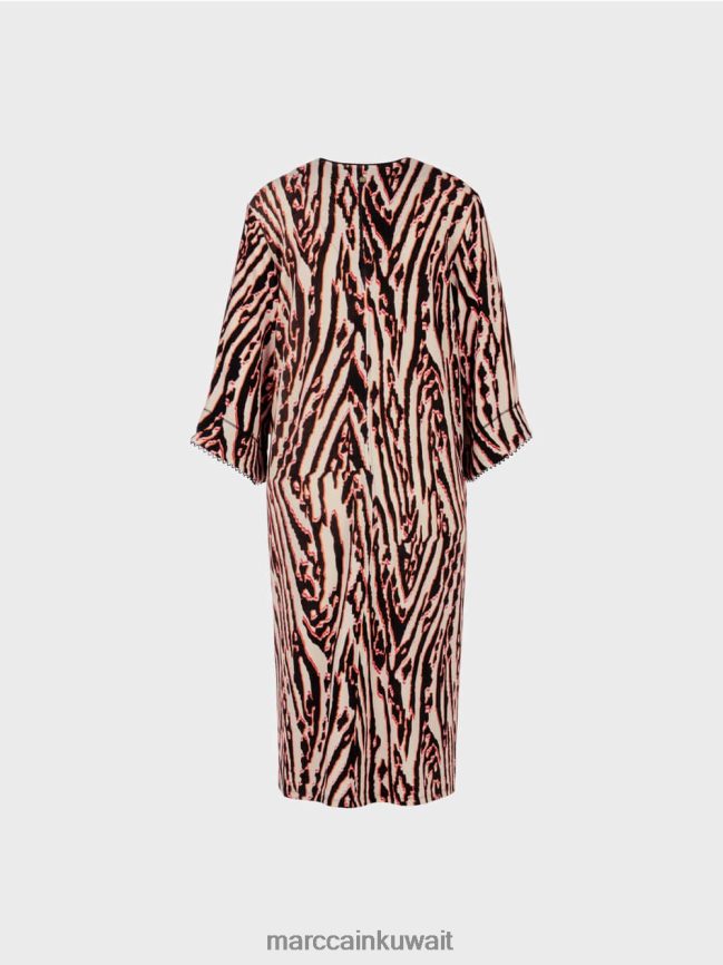 Marc Cain فستان فيسكوز جيرسي LVN0D662 ملابس أحمر عميق