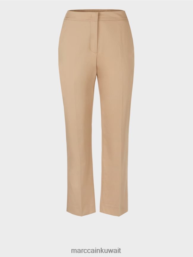 Marc Cain بنطال على طراز تشينو LVN0D6635 ملابس الرمال العميقة