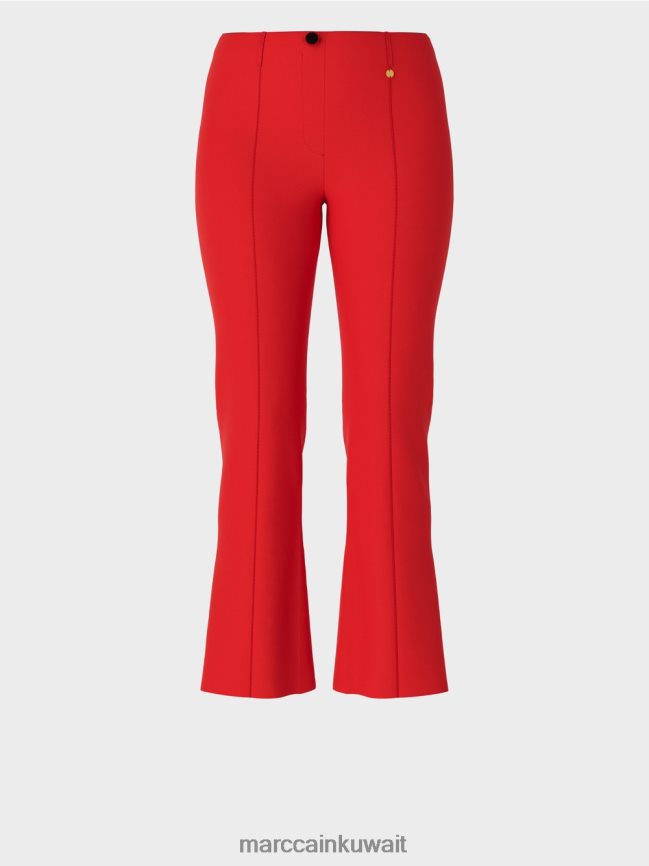 Marc Cain فريدريكا بنطال جيرسي نحيف LVN0D6643 ملابس النار الحمراء