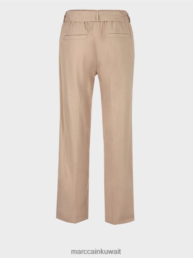 Marc Cain سراويل وردة الورقية LVN0D6647 ملابس الرمال العميقة