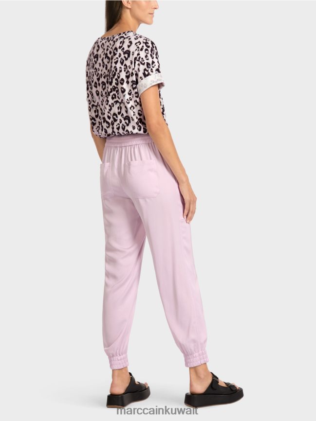 Marc Cain السراويل على غرار الركض LVN0D6685 ملابس الخزامى الخفيف