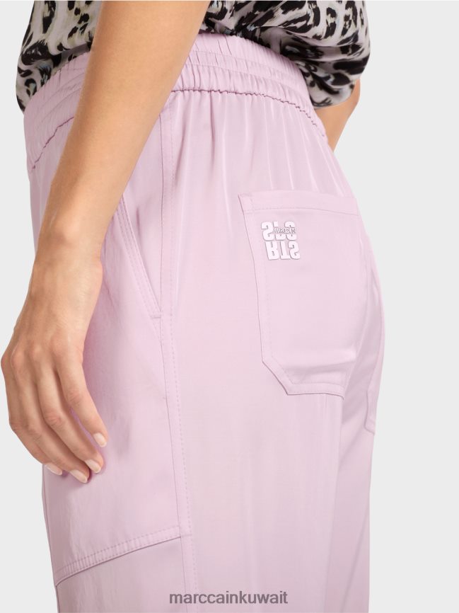 Marc Cain السراويل على غرار الركض LVN0D6685 ملابس الخزامى الخفيف