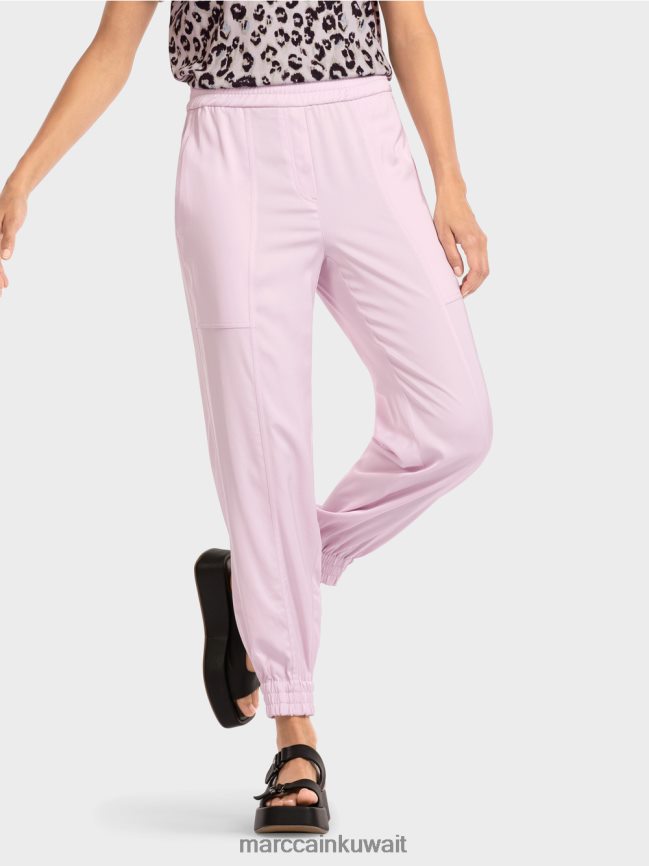 Marc Cain السراويل على غرار الركض LVN0D6685 ملابس الخزامى الخفيف